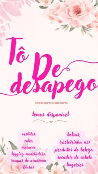 Grande desapego venha nós visitar 