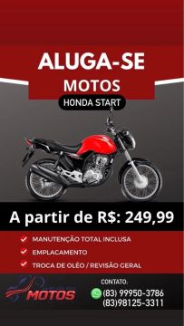 Alugue sua moto e aumente sua renda!!!