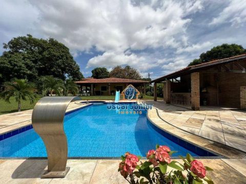 PARAÍSO TROPICAL NO MELHOR DE PINDIRETAMA! Chácara com 4 Quartos (3 Suítes), 13500 m² por 