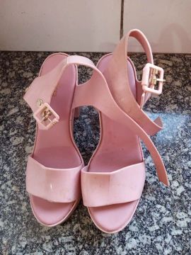 Melissa mar wedge - rosa balé - Original 