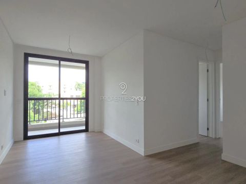 Apartamento para locação com 59m² com 2 quartos próximo ao Parque Bacacheri em Curitiba