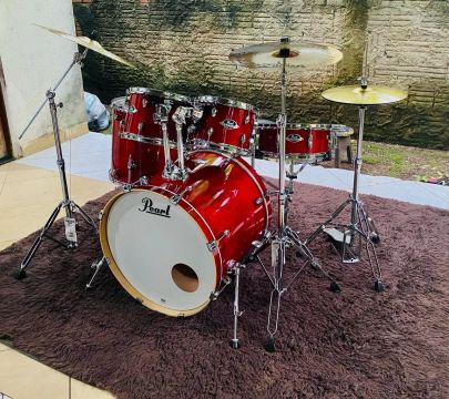 Bateria Pearl Série Export, Seminova.