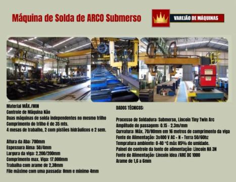 Máquina para Soldagem de VIGA 