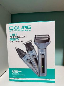 Kit de Aparador de Barba 3 em 1 - Recarregável 