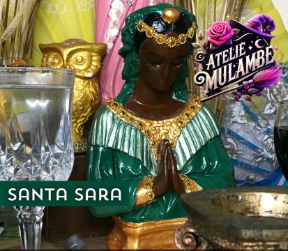 Santa Sara - Escultura Decorativa