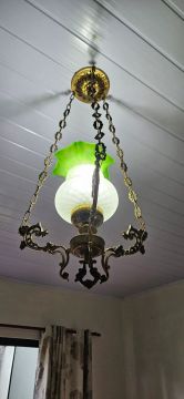 Lustre antigo de cristal 