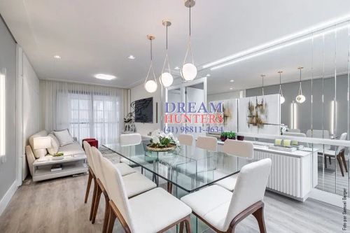 Apartamento NOVO e DECORADO de 109m² no bairro Juvevê, com 3 quartos (1 suíte), 4 banheiro