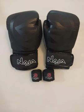 Luvas de Boxe Naja - Preta - 12oz