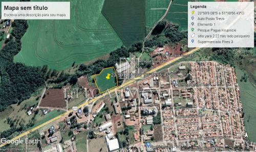 TERRENO/LOTEAMENTO à venda com 29741m² por R$ 1.500.000,00 no bairro Centro - FAXINAL / PR