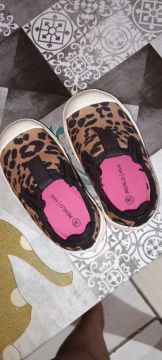 Tênis Infantil Leopardado - Tamanho 20