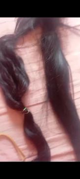 Cabelo humano  longo e liso 104 