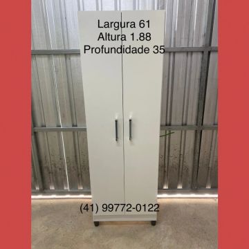 Armário 2 Portas com Prateleiras - Entregamos 