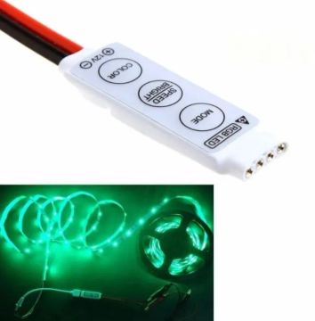 Fita Led Rgb5050/3528 Mini Controle 12v Dimmer Strobo  Arduino Automação COD-AM505 