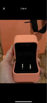 aliança vivara prata 925