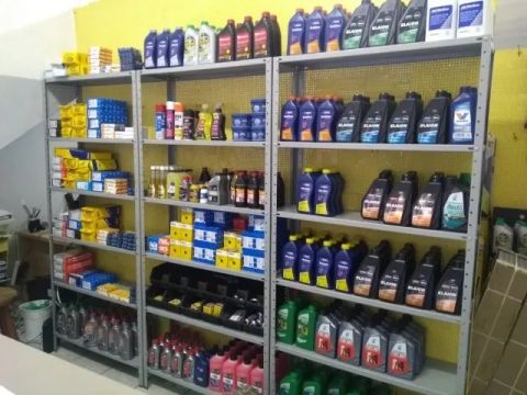ESTANTE EM AÇO 6 PRATELEIRAS 1,98X92X30CM CINZA CRYSTAL- ZAP *