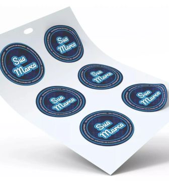 200 Etiquetas / Adesivos 4,5cm - 50R$