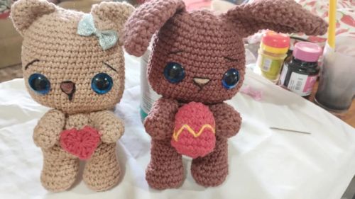 Amigurume Ursinhos de Crochê para Decoração
