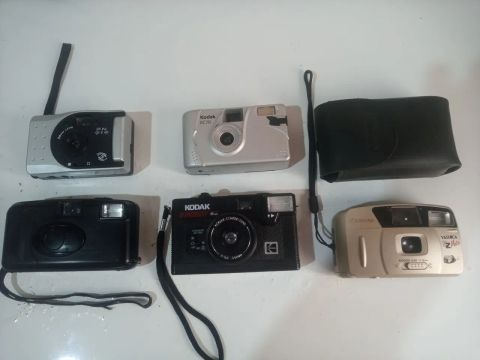 Câmers fotograficas antigas e funcionando