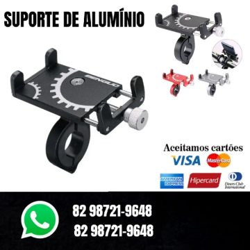 suporte em qualidade e alumínio top e segurança para moto e bike   