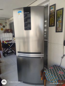 Geladeira inox inversor Brastemp 450 litros