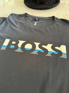 Camiseta Boss Azul marinho 3XL original 