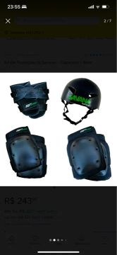 Kit de Proteção Skate Savana