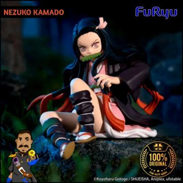 Action Figure Nezuko Kamado - ORIGINAL FuRyu - Kimetsu No Yaiba
