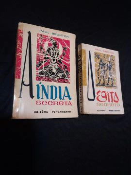 2 livros - Índia Secreta e Egito Secreto - Paul Brunton