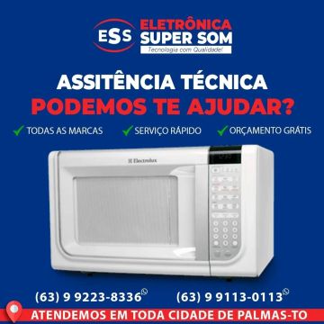 Micro-ondas Todas as marcas. Assistência Técnica!