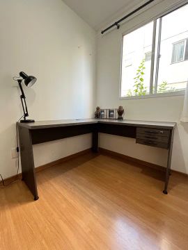 Escrivaninha de Canto em L - Moderna e Funcional