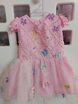 Vestido Infantil Menina - Princesa Encantada jardim 