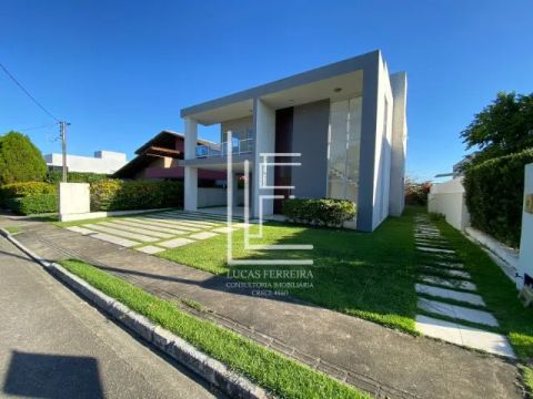 Belíssima casa com 4 suítes e 310m² em condomínio fechado - Condomínio Alamedas do Horto