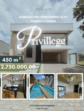 Vendo sobrado no condomínio Privillege