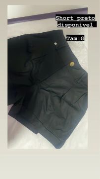 Short Preto 