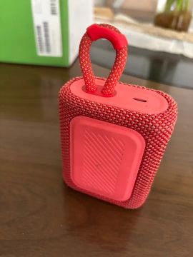 JBL Go 3 Vermelha | Original | Som Perfeito | Acompanha cabo