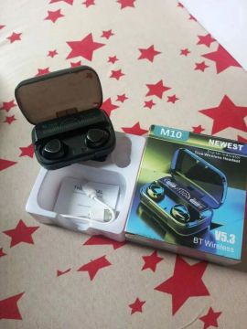 Fone Bluetooth Sem Fio M10 V5.3 Preto