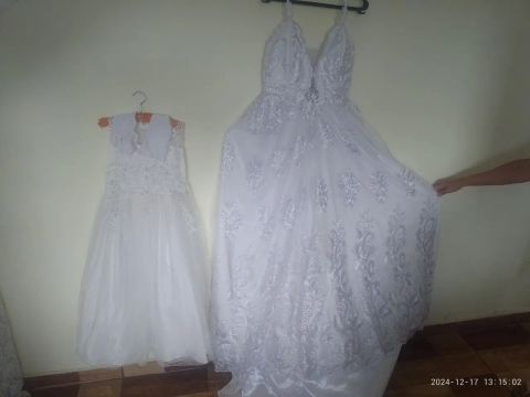 Vestidos de Noiva acompanha o vestido da Daminha 