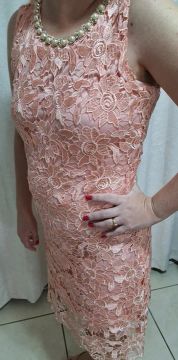 Vestido social casual adulto