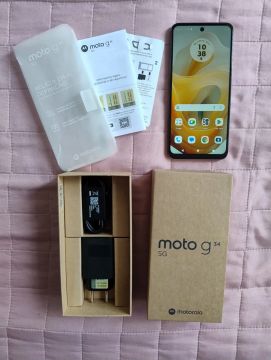 Motorola G34 256 GB, 8 de ram, 5g com NFC (Novo)