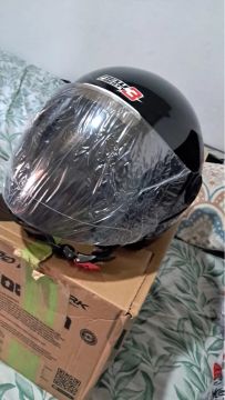 Capacete Moto Aberto Protork New Liberty 3three Viseira Fume