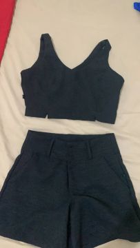 Conjunto feminino de linho