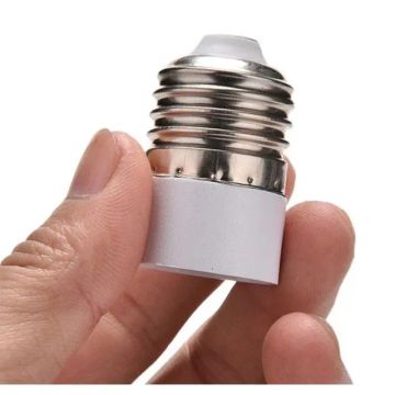 Adaptador Soquete Conversor Bocal de lâmpada - E27 Para E14