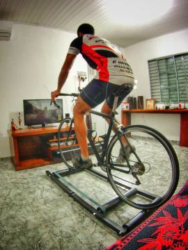 Rolo de Treino para Bicicletas da Roller Bike Black Force
