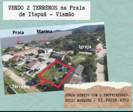 2 terrenos vila Itapuã Viamão