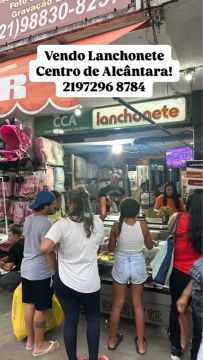 Vendo lanchonete centro de Alcântara completa 