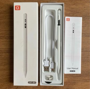 Caneta para iPad e Tablet com Ponta Fina e Sensibilidade à Pressão