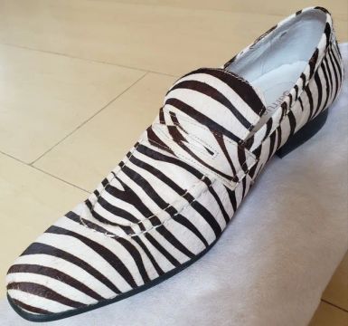 Sapato zebrado 