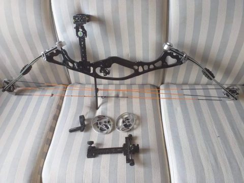 Set Cordini Ad Arco Mathews Completo (tutto Nero) - Compatibile Con Qualsiasi Modello Di Arco Composto