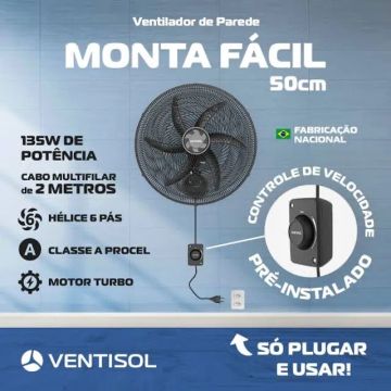 Ventiladores parede diversos leia 