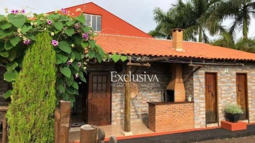 Chácara com 5 dormitórios, 2450 m² - Condomínio Santa Fé - Londrina/PR